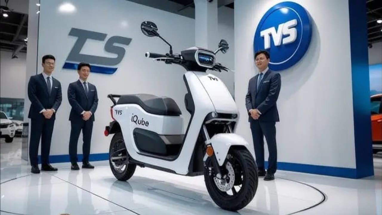 TVS iQube Electric Launches – 545KM Range, 1-Hour Fast Charging & Smart Connectivity E-Scooter at ₹55,000!