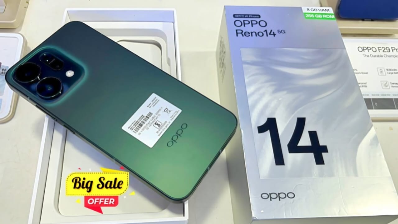 Oppo Reno 14 Pro 5G – 210MP Ultra Camera, 7000mAh Battery & 120W Super VOOC Fast Charging at Only ₹12,999!