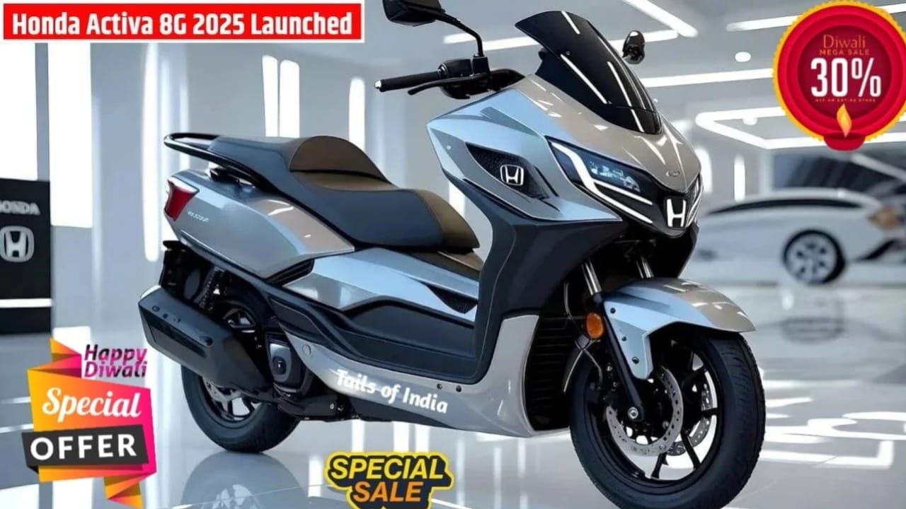 Honda Activa 8G – 145cc Smart Engine, 65KM/L Mileage & Fully Digital Console with Modern Design at Only ₹62,499!
