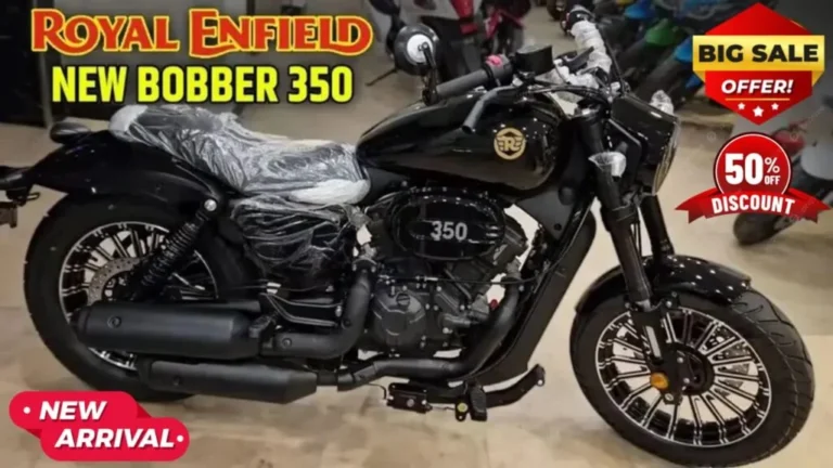 Royal Enfield 350 Bobber 2025, Royal Enfield Bobber, 350cc Royal Enfield, Royal Enfield 69 KMPL bike, Dual ABS bike India, Alloy wheels motorcycle, Chrome finish Royal Enfield, Side stand sensor bike, Retro Bobber India, Royal Enfield 2025 launch, Fuel-efficient Royal Enfield, Stylish motorcycle India
