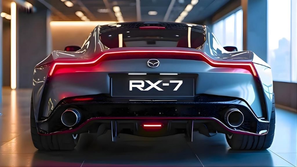2026 Mazda RX-7, Mazda RX-7 turbocharged 2026, 500HP RX-7 review, retro-modern sports car, rotary engine Mazda RX-7, Mazda RX-7 drift mode, performance sports car 2026, RX-7 track-ready, Mazda digital cockpit RX-7, 2026 sports car launch, modern rotary sports car, RX-7 aerodynamic design, Mazda RX-7 performance specs, iconic sports car revival.